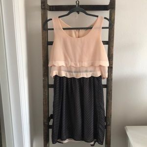 Prink scallop dress